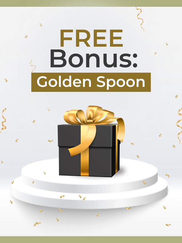 Superfood Sprinkle Gift Box with Two Tins and Golden Spoon